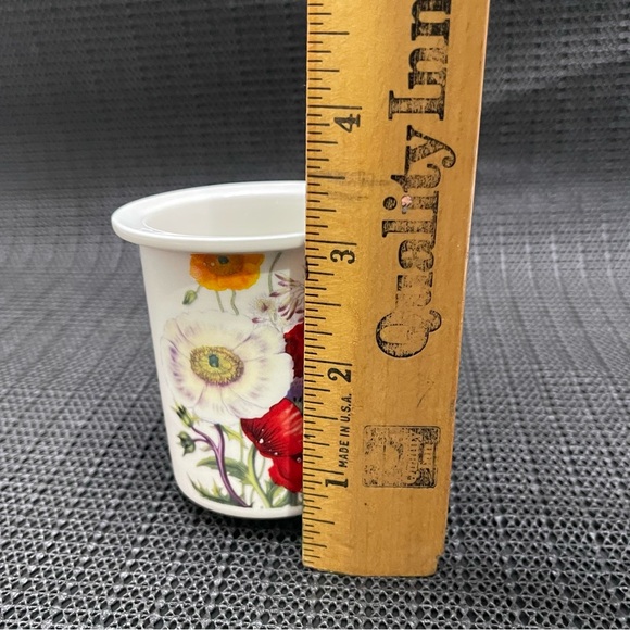 Grace Teaware Tea for One Cup Saucer Infuser With Lid Teapot Poppy Design - Picture 16 of 16